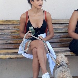 Susan Kelechi Watson Stops for a Fresh Juice in WeHo (10 Photos) – Leaked Nudes