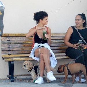 Susan Kelechi Watson Stops for a Fresh Juice in WeHo (10 Photos) - Leaked Nudes