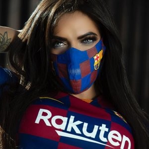 Suzy Cortez Dons Kinky Boots to Support Her Beloved FC Barcelona Amid Pandemic (6 Photos) – Leaked Nudes
