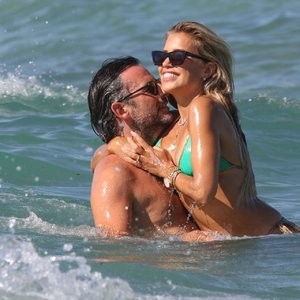 Sylvie Meis & Niclas Castello Enjoy a Beach Day in Saint Tropez (48 Photos) – Leaked Nudes