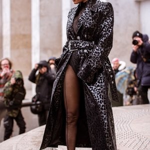 Teyana Taylor Pictured Attending the Mugler Show in Paris (13 Photos) – Leaked Nudes