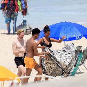 Tina Kunakey Enjoys the Rio Sunshine in a Sexy Black Bikini (27 Photos) - Leaked Nudes
