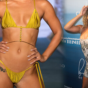 Tittyless Jasmine Sanders Wows at the 2021 Sports Illustrated Swimsuit Runway Show (105 Photos) - Leaked Nudes