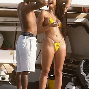 Tyga & Amanda Trivizas Enjoy Their Day on a Boat in the Bay of Miami Beach (59 Photos) – Leaked Nudes
