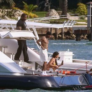 Tyga & Amanda Trivizas Enjoy Their Day on a Boat in the Bay of Miami Beach (59 Photos) - Leaked Nudes
