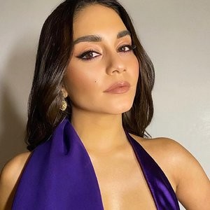Vanessa Hudgens Looks Hot in a Plunging Purple Dress (8 Pics + GIF & Video) – Leaked Nudes