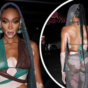 Winnie Harlow Stuns with Her Nude Tits in a Halloween Costume at Doja Cat’s Birthday Party (95 Photos) – Leaked Nudes