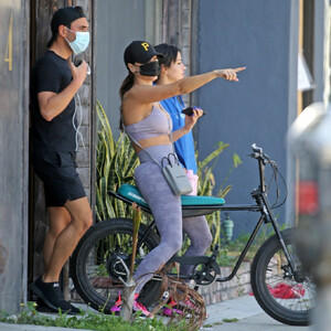 Yolanthe Cabau And A Friend Take A Spin On Her Super Electric Bike