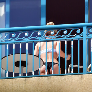 Zara Holland Enjoys the Sun on her Balcony in Barbados (121 Photos) - Leaked Nudes