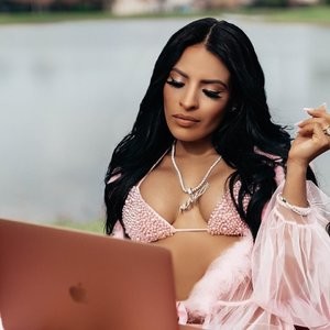 Zelina Vega Shows Her Tits in a Bikini (3 Photos) - Leaked Nudes